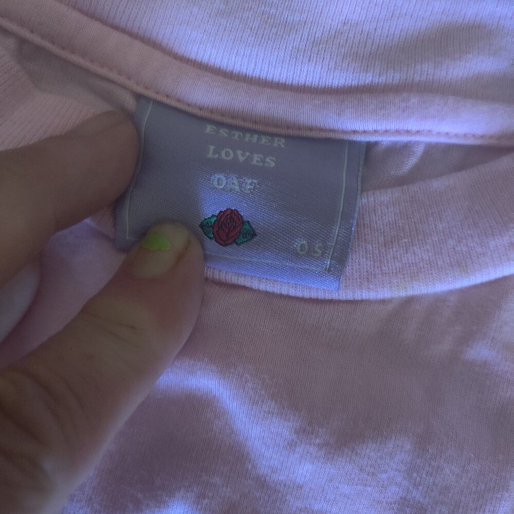 Lazy Oaf esther loves oaf Esther Bunny Tee OS New Oversized - Picture 4 of 4